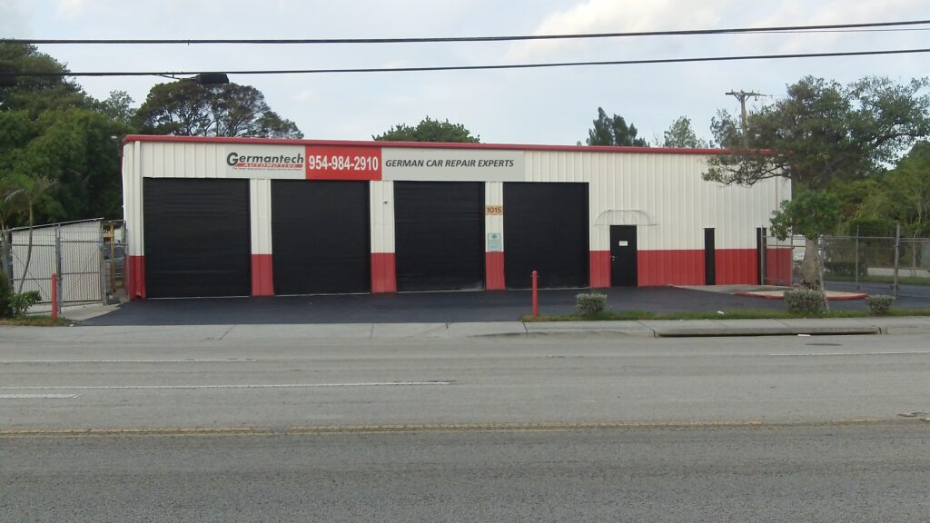 Front view of Germantech Automotive Shop